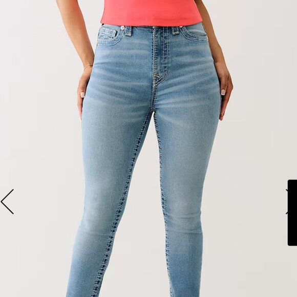 Halle high rise big t super skinny jeans - Picture 6 of 7